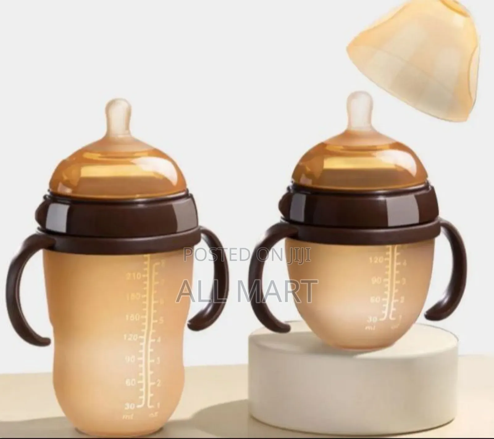 Baby Bottle With Silcone Nipple