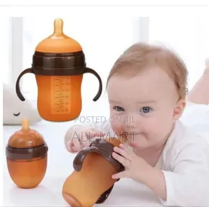 Baby Bottle With Silcone Nipple