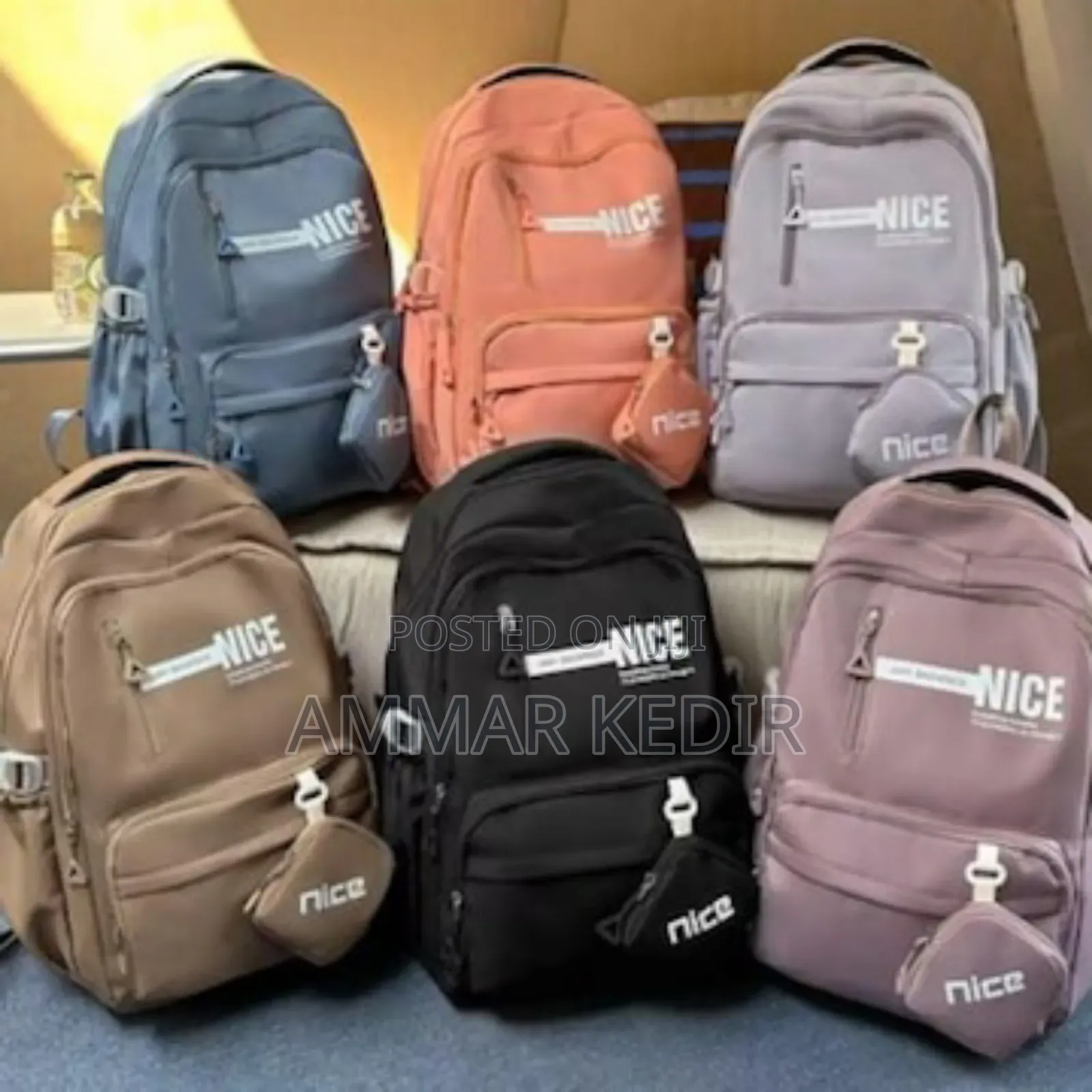 Nice ብራንድ ዘመናዊ ቦርሳ – ለትምህርት፣ ጉዞ እና ዕለታዊ ጥቅም”