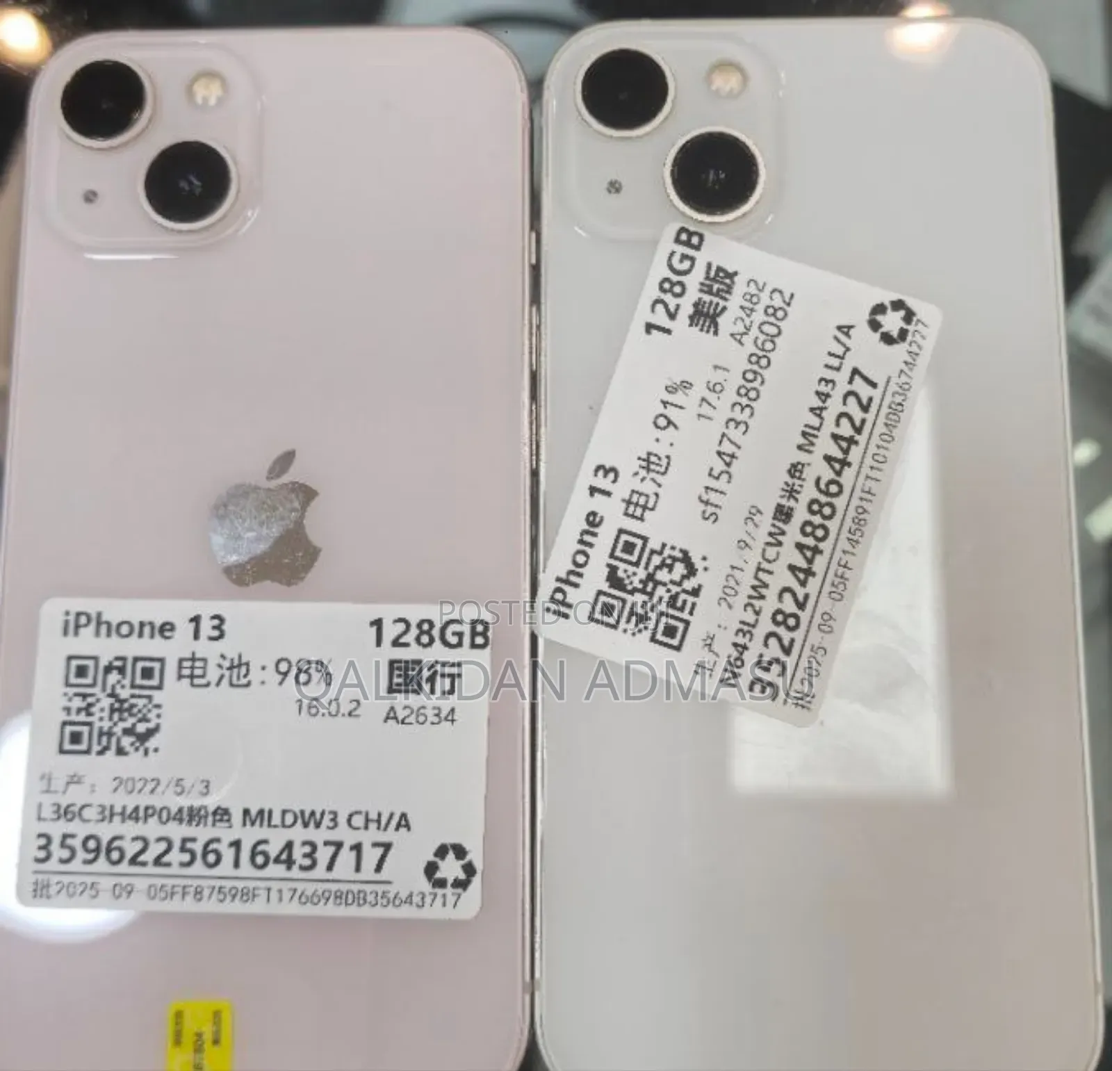 New Apple iPhone 13 128 GB Pink