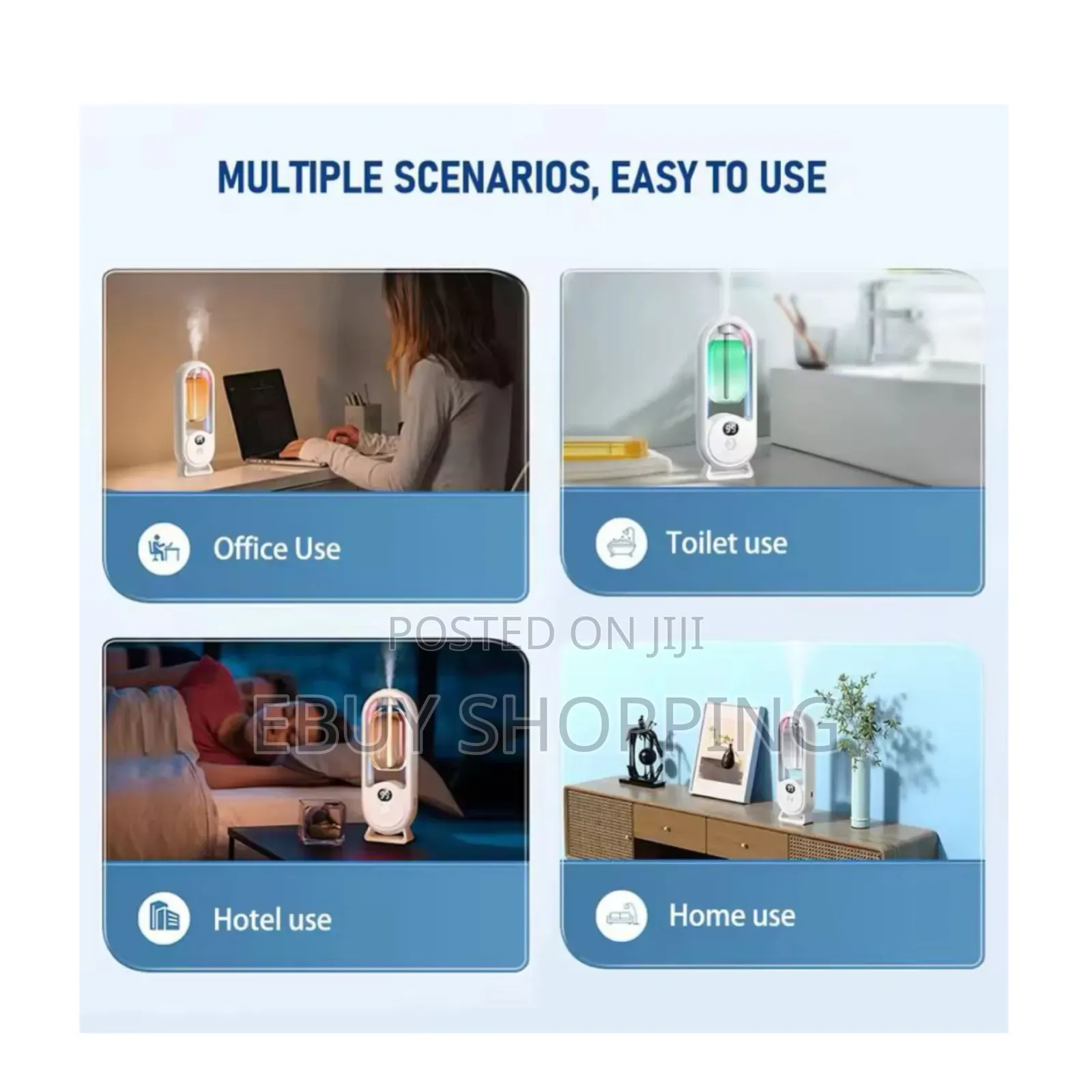 **Whisper-quiet Aroma Humidifier – Breathe Easy!**