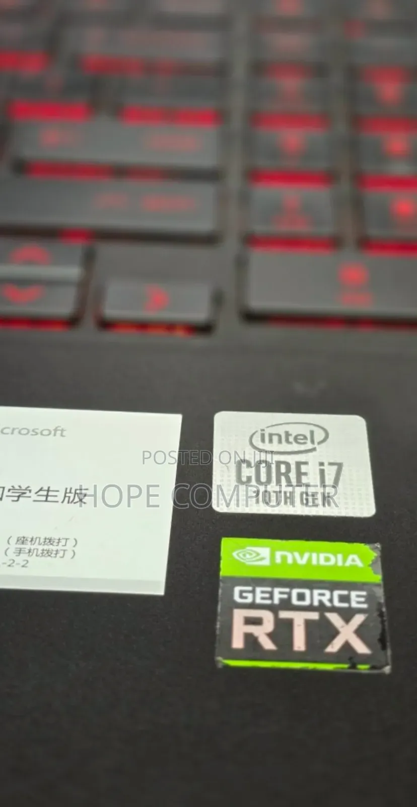 New Laptop HP Omen 15 16GB Intel Core I7 SSD 1T