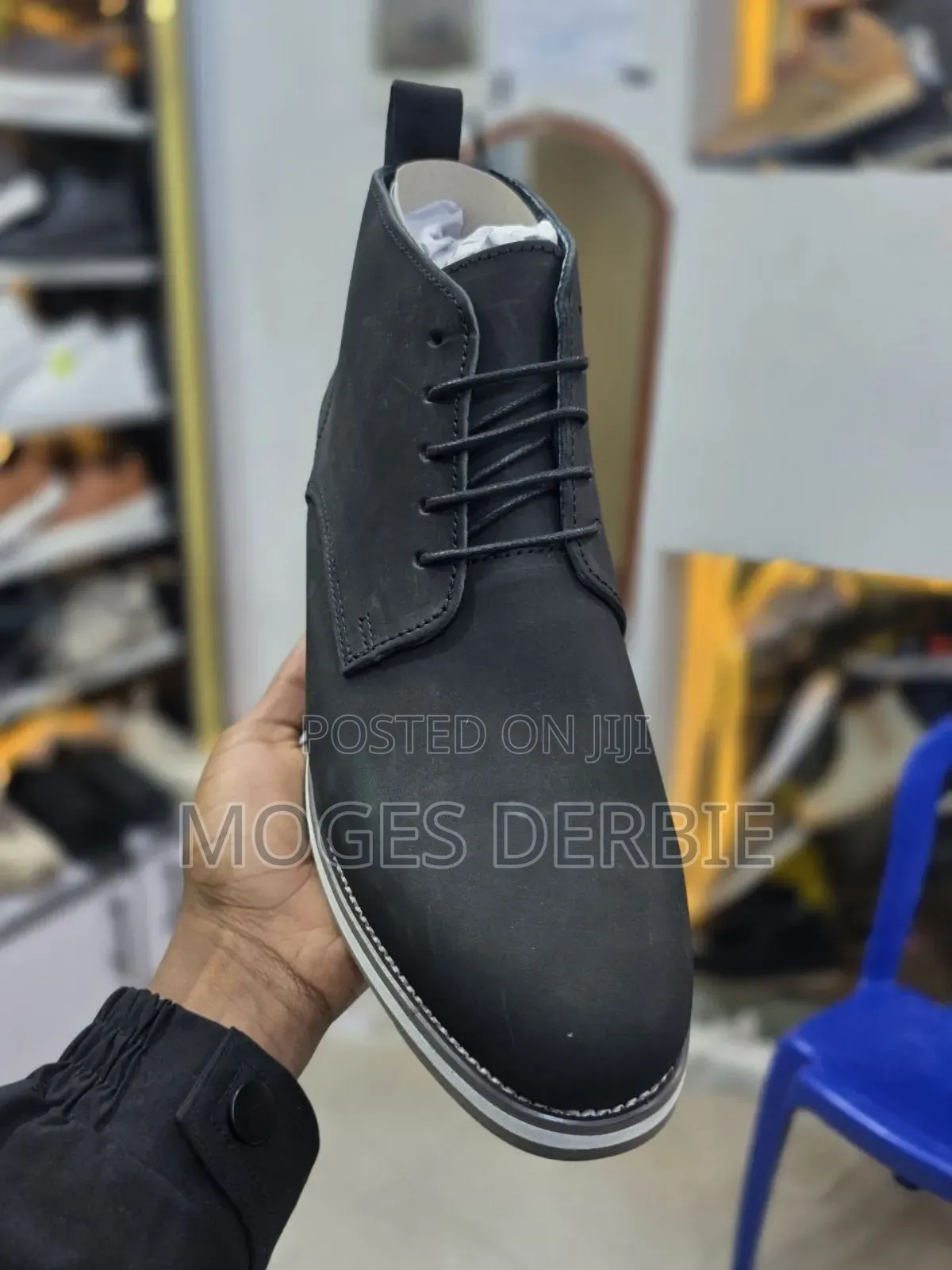 Original Clark's Shoes Full Black Color