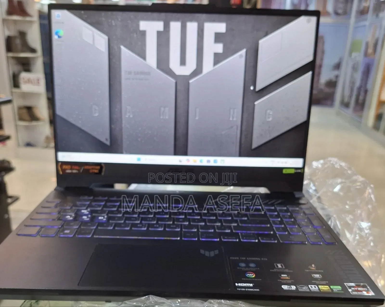New Laptop Asus TUF Gaming A15 16GB AMD Ryzen 7 SSD 512GB