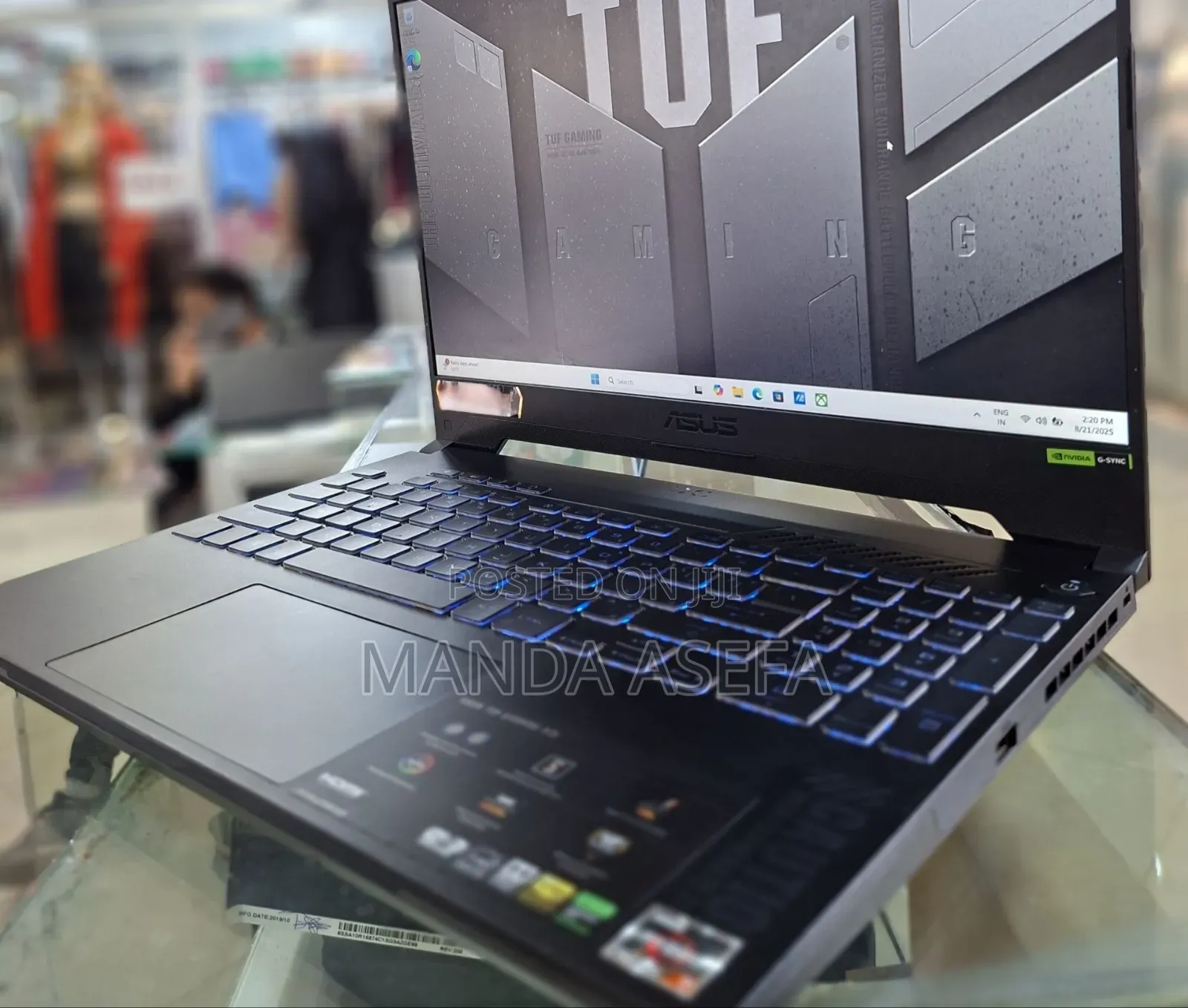 New Laptop Asus TUF Gaming A15 16GB AMD Ryzen 7 SSD 512GB