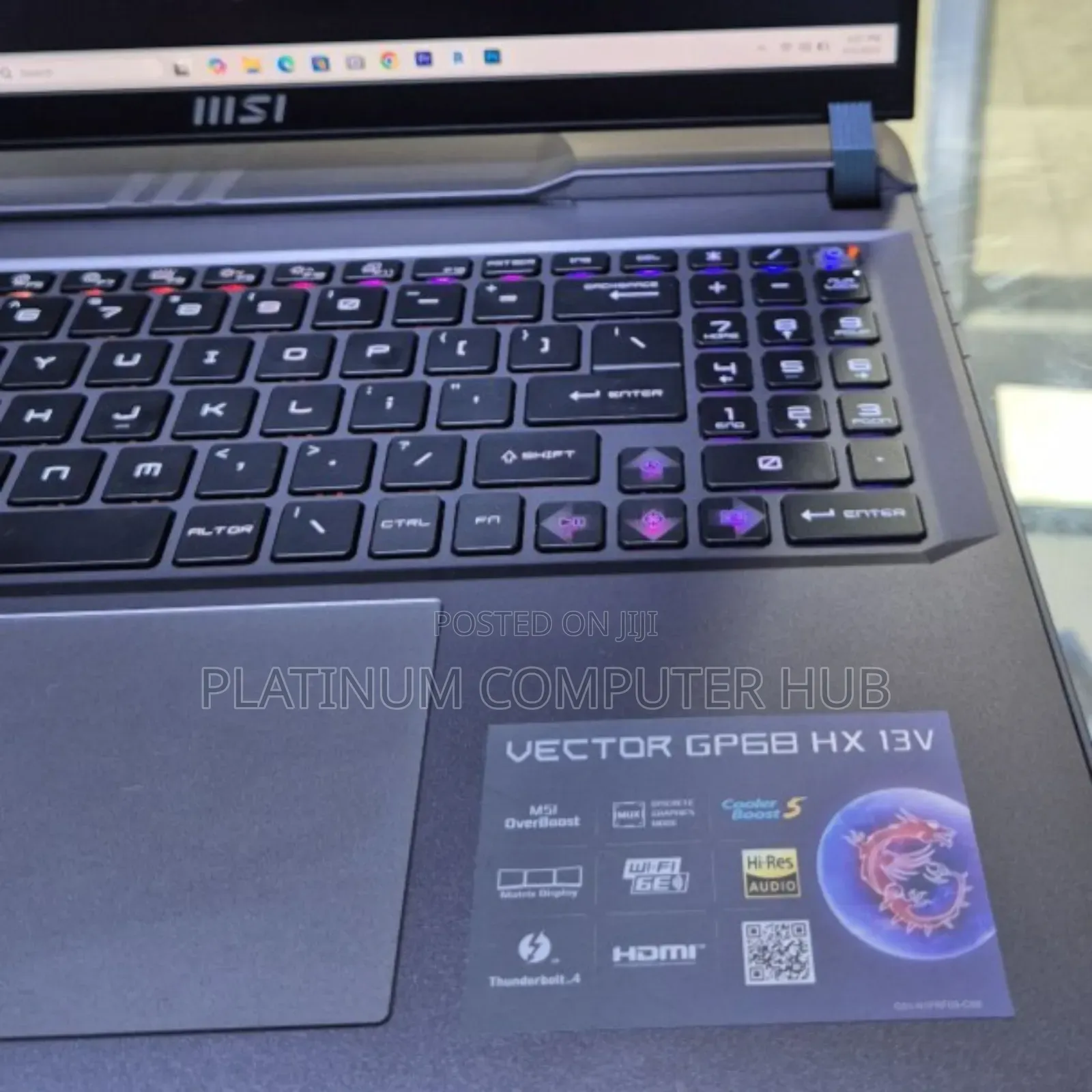 New Laptop MSI Vector GP68 HX 13V 16GB Intel Core i9 SSD 1T