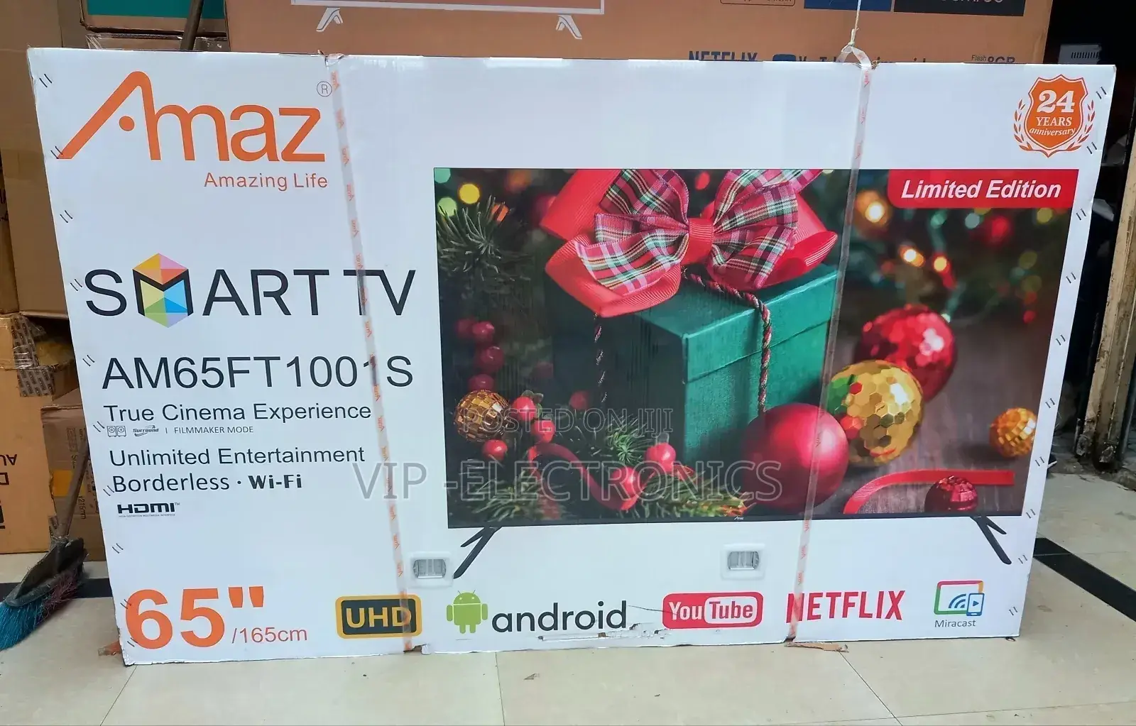 Amaz 65 Inch Tv Smart Android New Tv