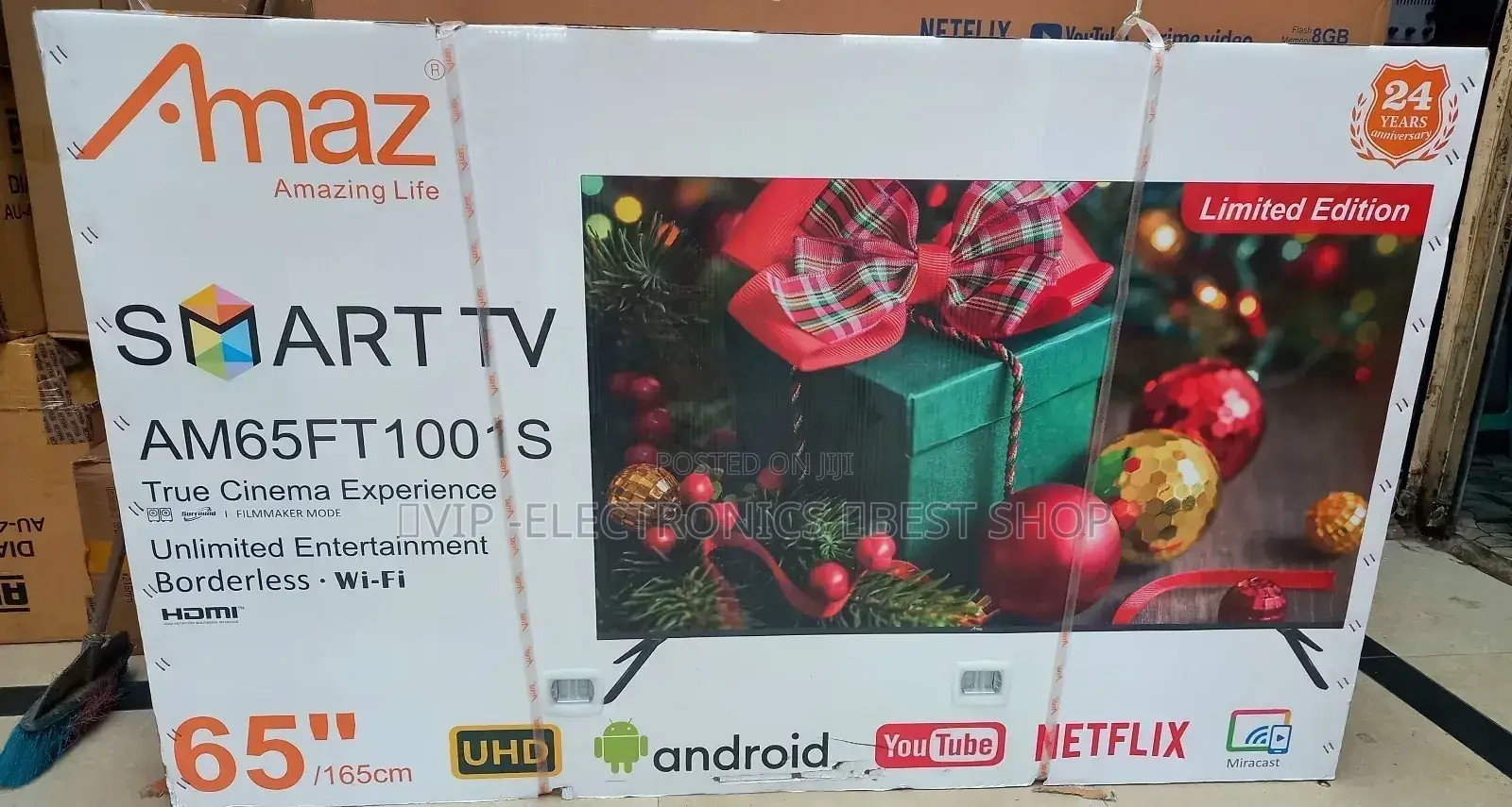 Amaz 65 Inch Tv Smart Android New Tv