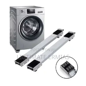 Photo - Adjustable Moving Roller Wheels Stand With Brake.