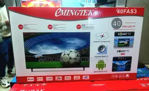 Photo - Emingtek 40 Inch Tv Smart Abdeoid14.0 Frameless Tv