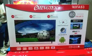 Photo - Emingtek 40 Inch Tv Smart Abdeoid14.0 Frameless Tv