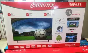 Emingtek 40 Inch Tv Smart Abdeoid14.0 Frameless Tv
