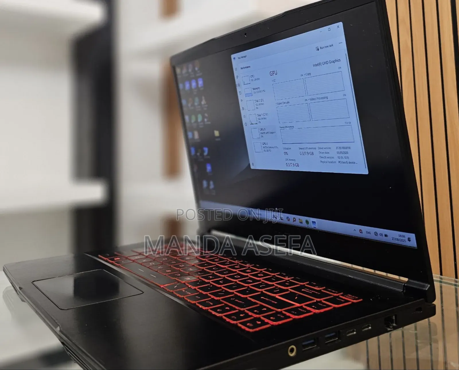 New Laptop MSI 16GB Intel Core I7 SSD 1T