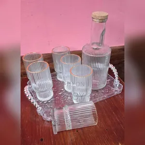 Photo -  Stripped Water Glass Set