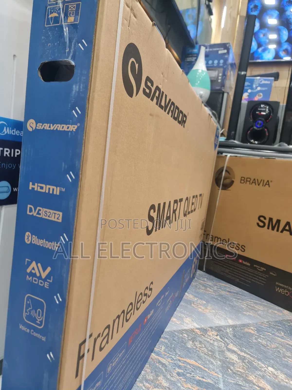 Salvador 65inch Frameless Screen Tv