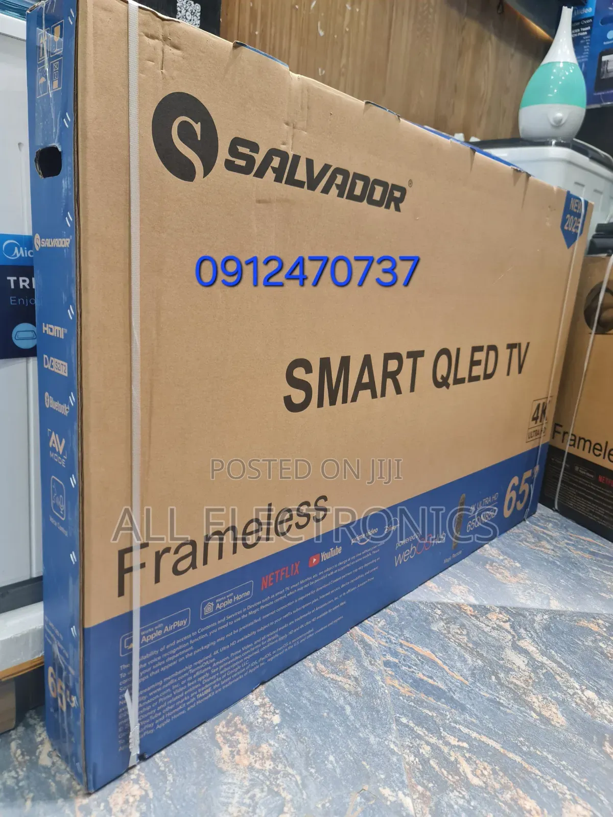 Salvador 75,Inch New 2025 Qled Tv