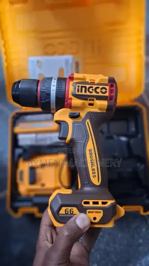 Ingco 20v 66nm Compact Brushless Impact Drill ቻርጀር ድሪል