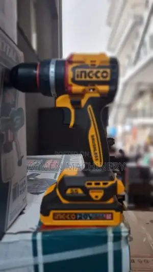 Ingco 20v 55nm Compact Brushless Impact Drill ቻርጀር ድሪል