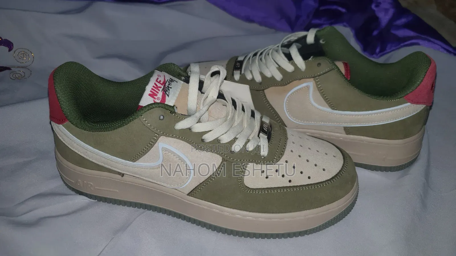 Custom Made Nike Air Force 1 Low Stussy