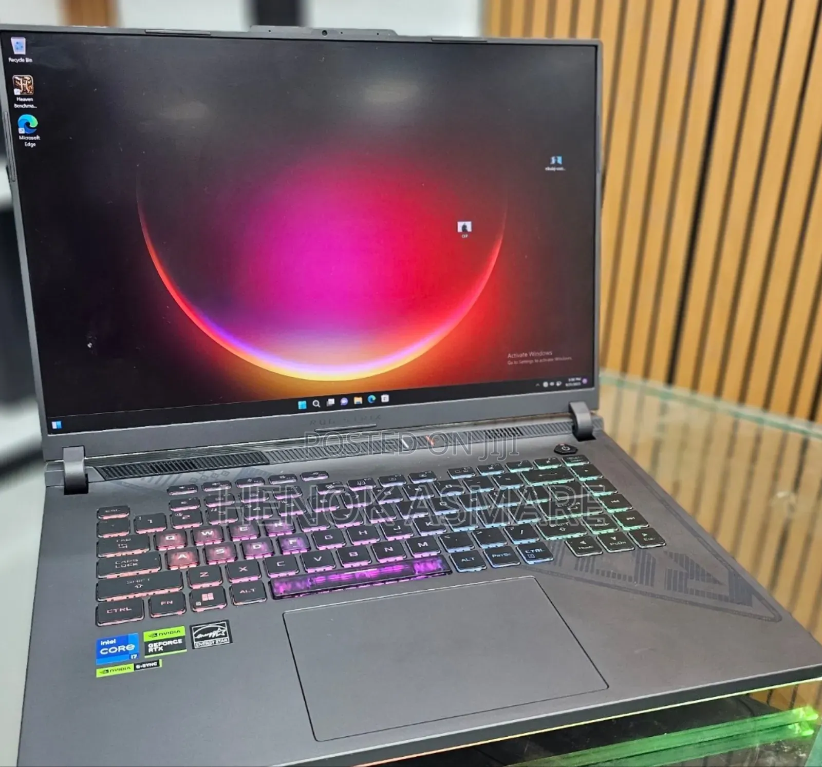 New Laptop Asus ROG Strix G15 16GB Intel Core I7 SSD 1T