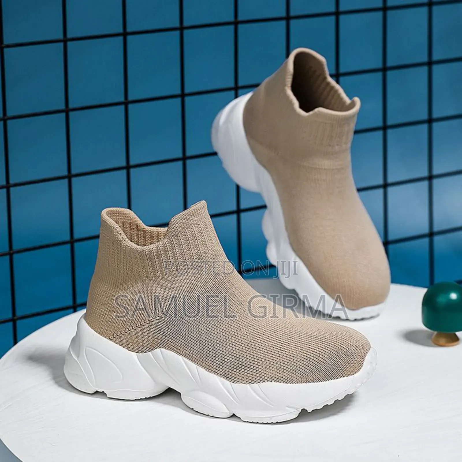 Mk- 0639 Unisex Breathable Ankle Boots Size: 26-32color: Black, Cream