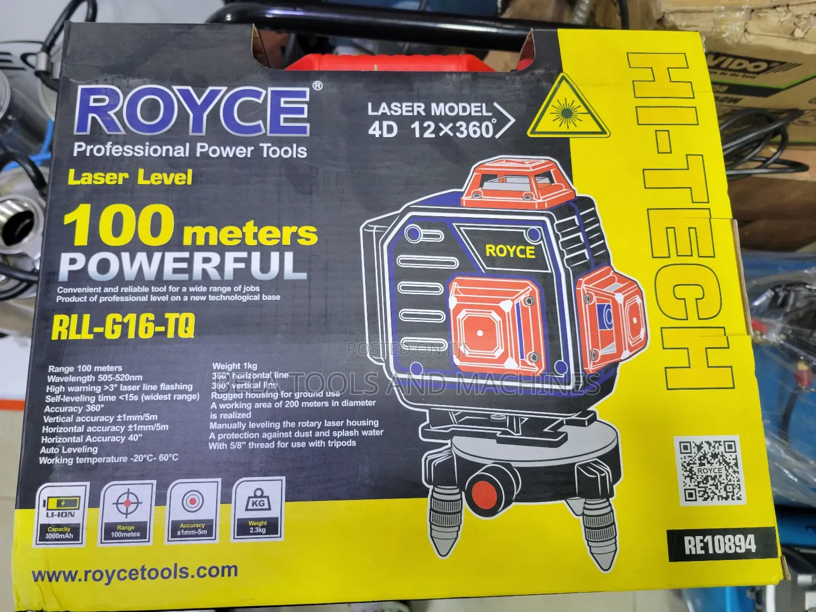 Best Royce Laser Level 360 Degree Wiz Full Accessories