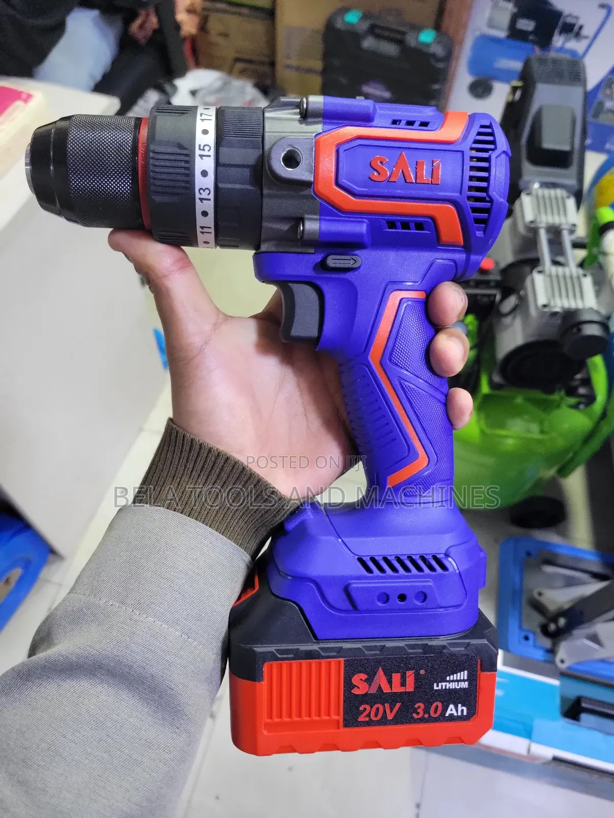 Sali Chargeable Drill 20v 3ah