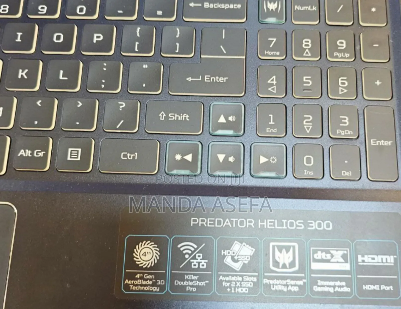 New Laptop Acer Predator Helios 300 16GB Intel Core I7 SSD 1T