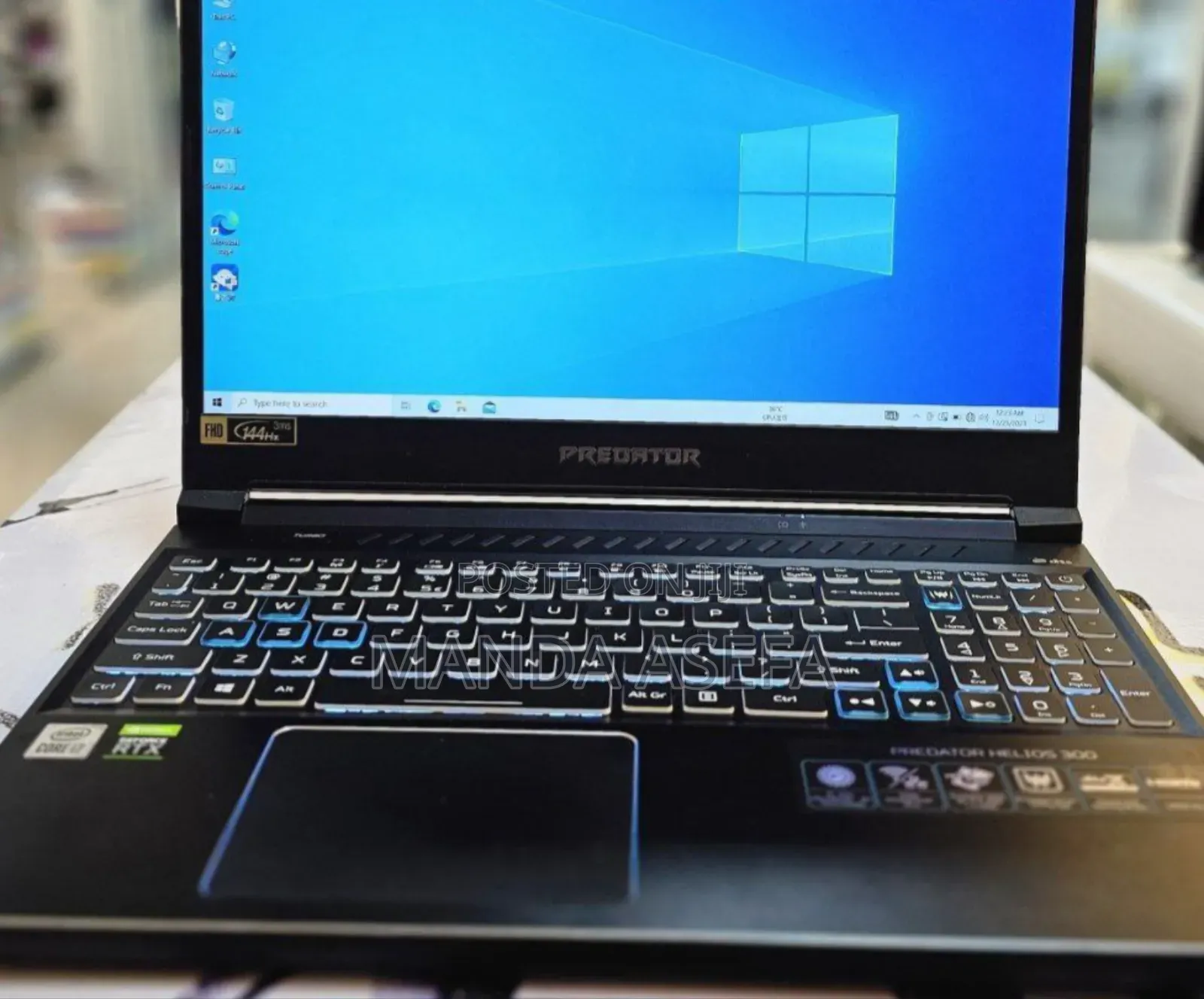 New Laptop Acer Predator Helios 300 16GB Intel Core I7 SSD 1T