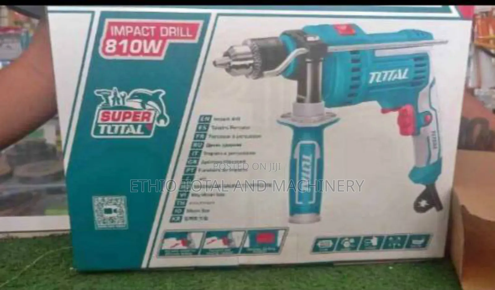 Original Total Drill 810 Watt Impact Drill ድሪል