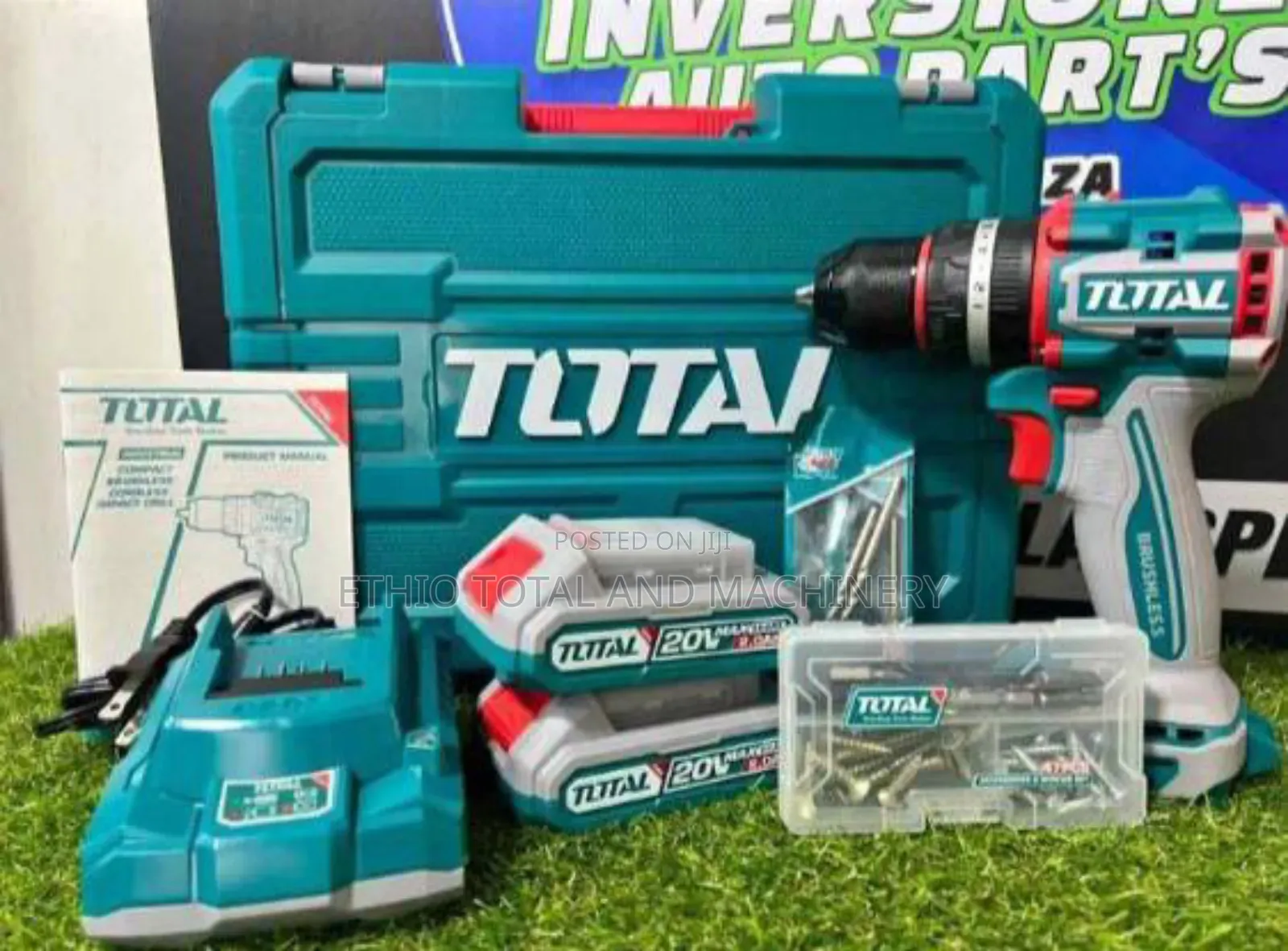 Original Total Charger Drill 20 Volt Brushless