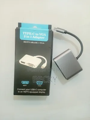 Photo - Type C to Vga and Hdmi Adapter