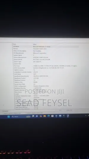 Laptop Asus TUF Gaming A15 16GB Intel Core I5 SSD 512GB