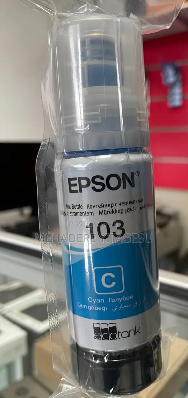 Epson 103 Ink Cyan Original Ink