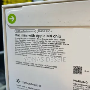 New Desktop Computer Apple Mac Mini M4 16GB SSD 256GB