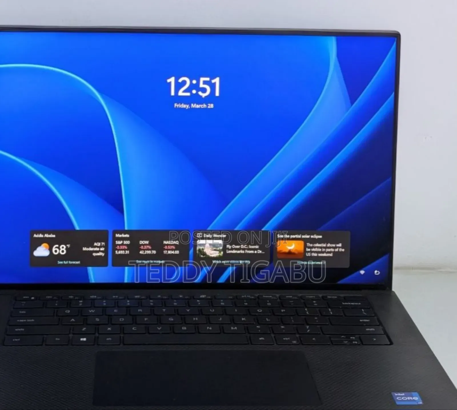 New Laptop Dell XPS 15 16GB Intel Core I7 SSD 512GB