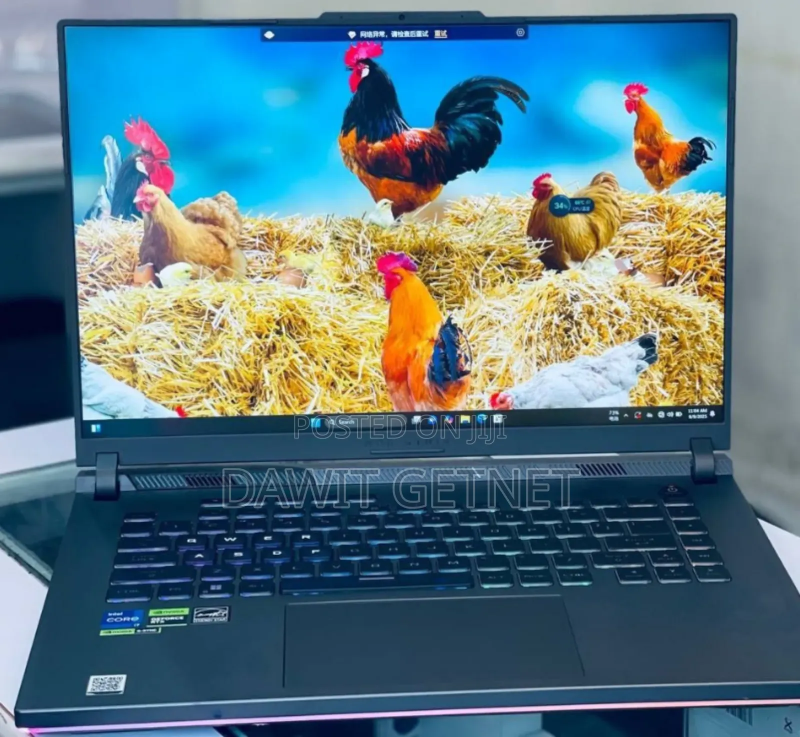 New Laptop Asus ROG Strix G15 16GB Intel Core I7 SSD 1T