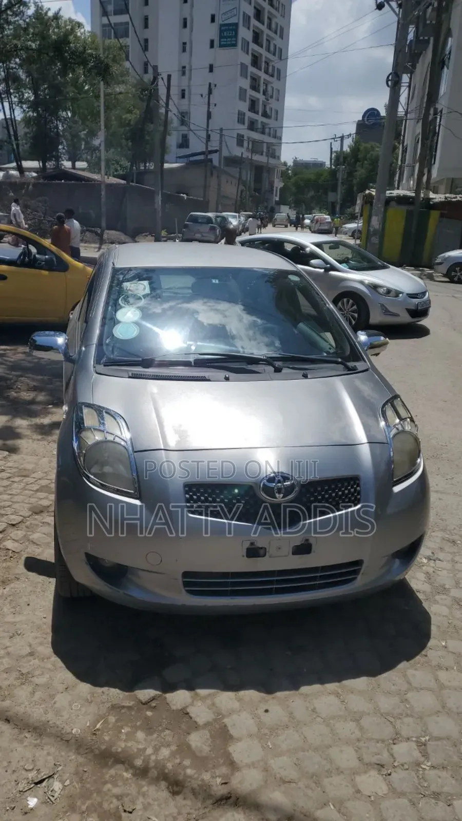 Toyota Yaris 2007 Gray Rental Services With Driver