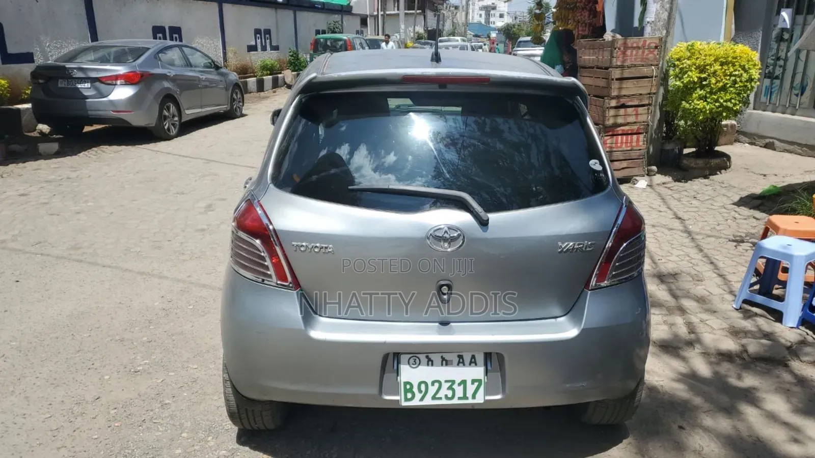 Toyota Yaris 2007 Gray Rental Services With Driver