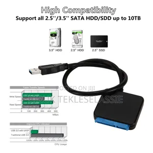 Usb 3.0 to Sata for Desktop and Laptop Harddisk Upto 10tb