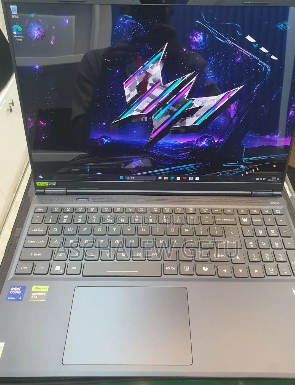 New Laptop Acer Predator Helios Neo 16 16GB Intel Core Ultra 9 SSD 1T