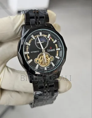 Lexros Full Black Mechanical Watch
