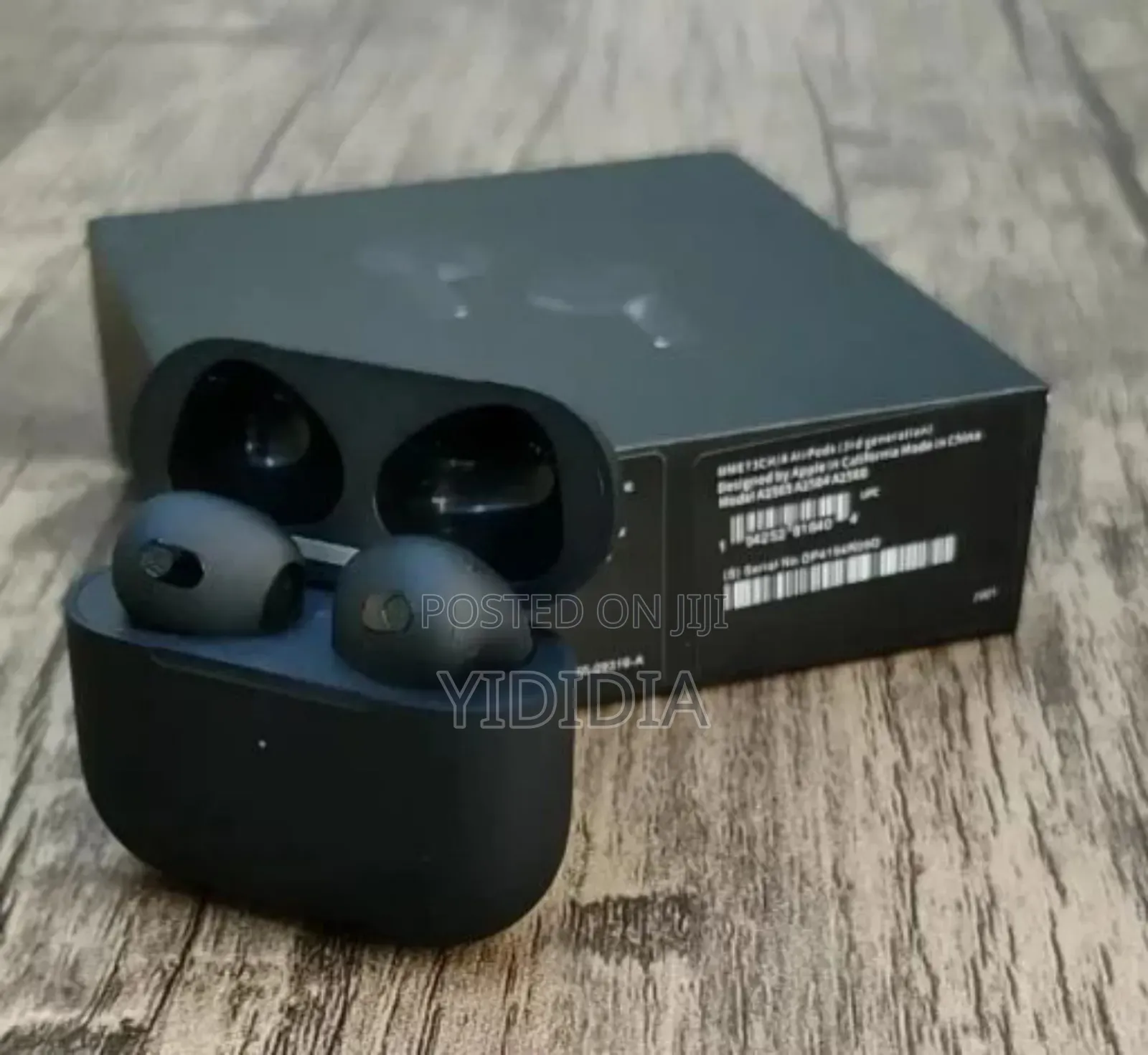 Black Airpods, 3rd Generation + Delivery