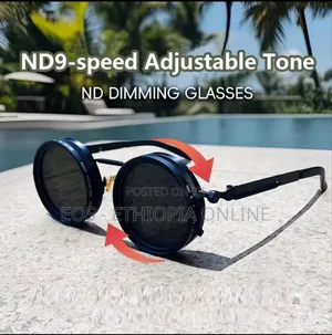 Adjustable Tint Rounded Sunglasses [Preorder]