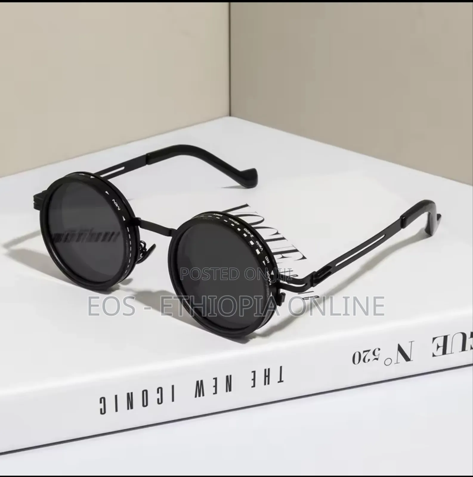 Adjustable Tint Rounded Sunglasses [Preorder]