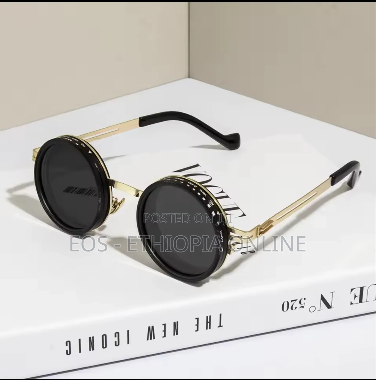 Adjustable Tint Rounded Sunglasses [Preorder]