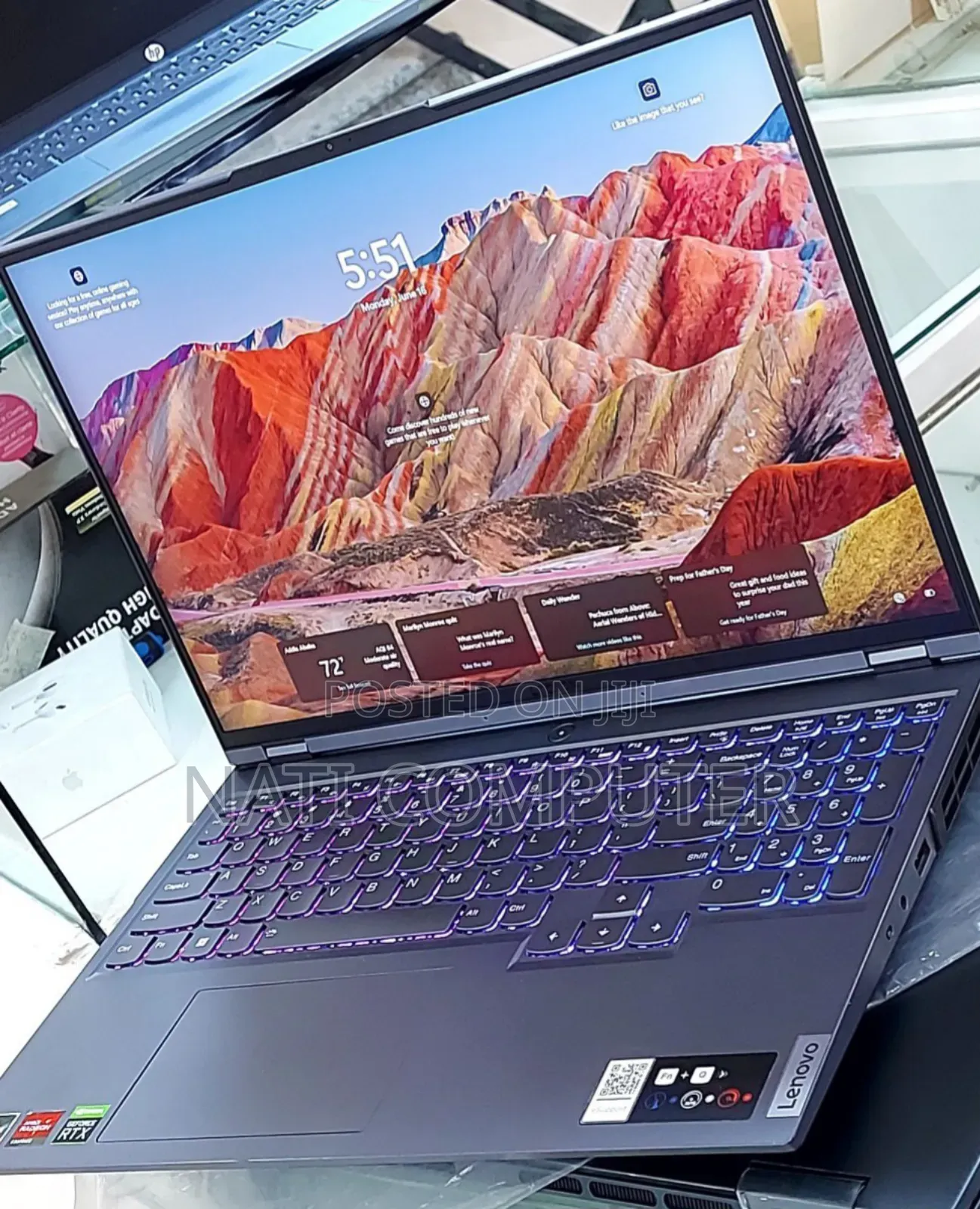 New Laptop Lenovo Legion 5 16GB AMD Ryzen 7 SSD 512GB