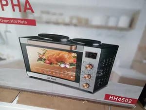Alpha Mini Oven Two Hot Plate 48l