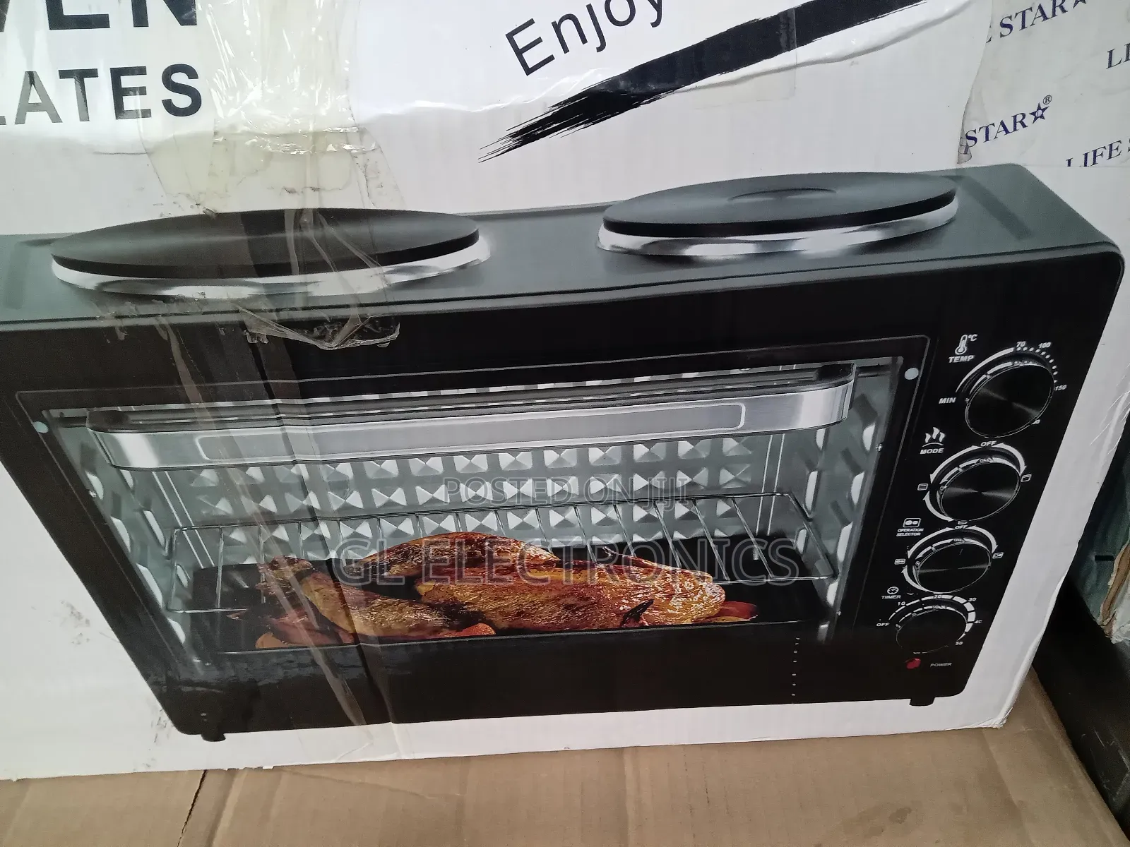Electric Two Hot Plate Oven
