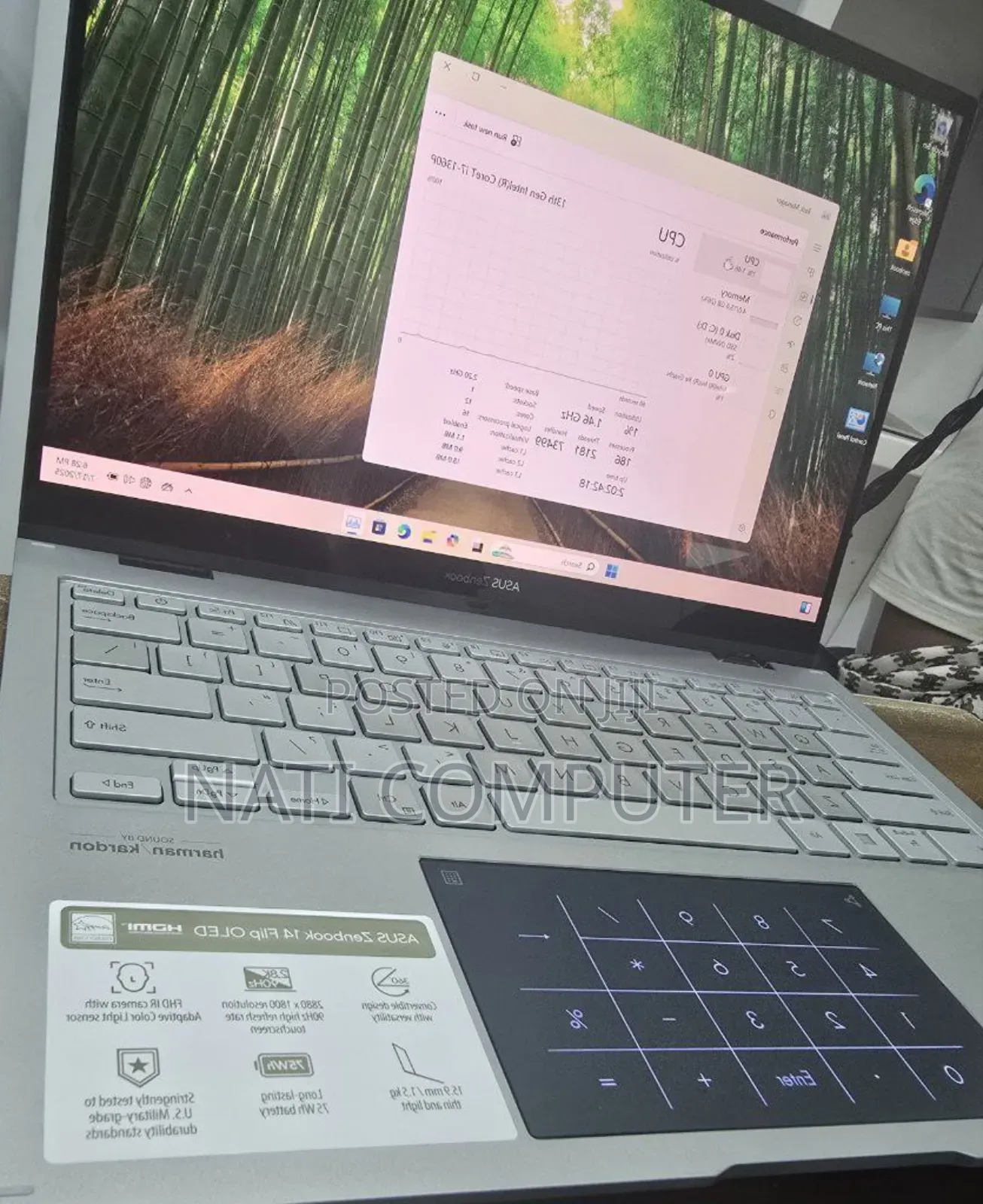 New Laptop Asus ZenBook Flip 14 UX461UN 16GB Intel Core I7 SSD 1T